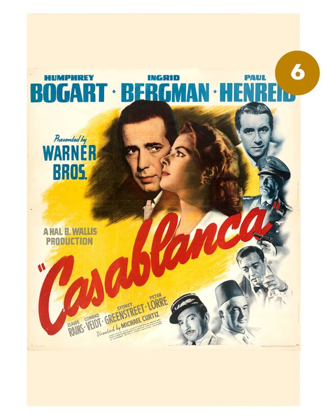 6. Casablanca (1946) – 384.000 δολάρια