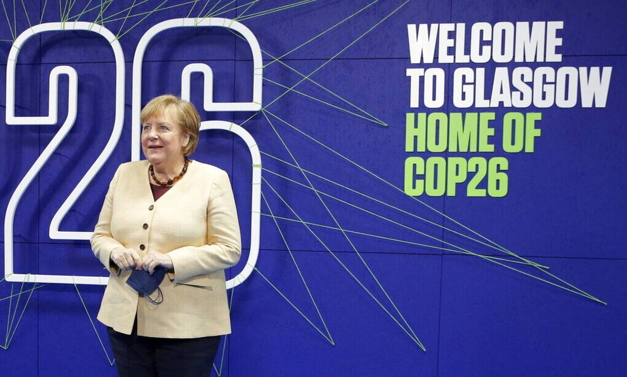 COP26: Η πτώση της Μέρκελ - Σε άδεια αίθουσα μίλησε η απερχόμενη καγκελάριος της Γερμανίας