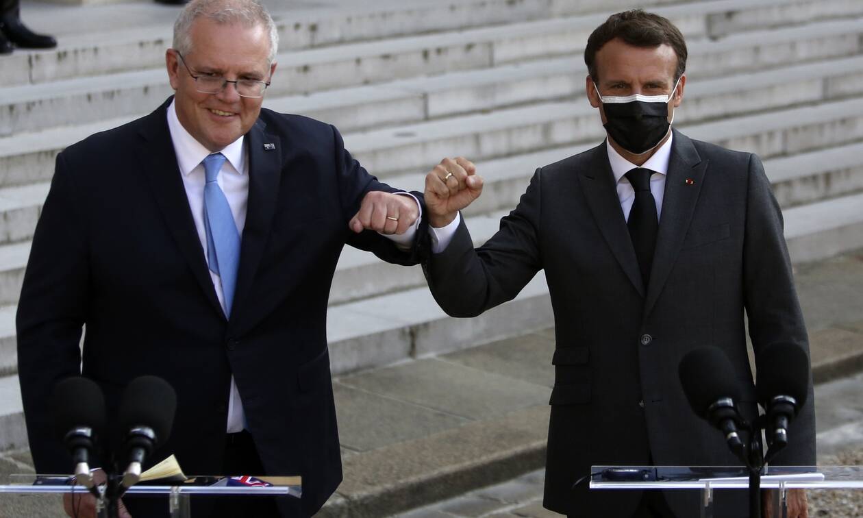 Στο «κόκκινο» η κόντρα Αυστραλίας-Γαλλίας: Ο Μόρισον απορρίπτει τις κατηγορίες Μακρόν