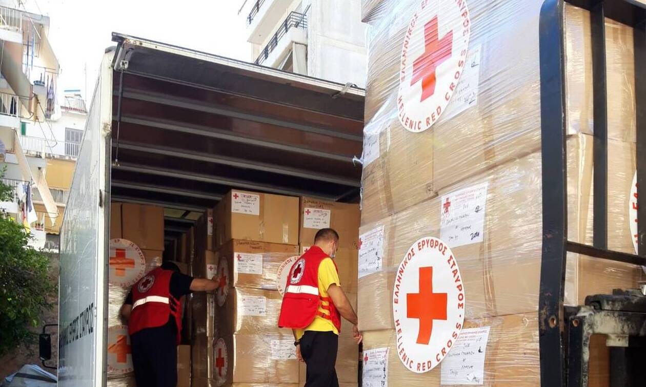 Ελληνικός Ερυθρός Σταυρός: 6,5 τόνοι ανθρωπιστικής βοήθειας για τους 375 πρόσφυγες στην Κω