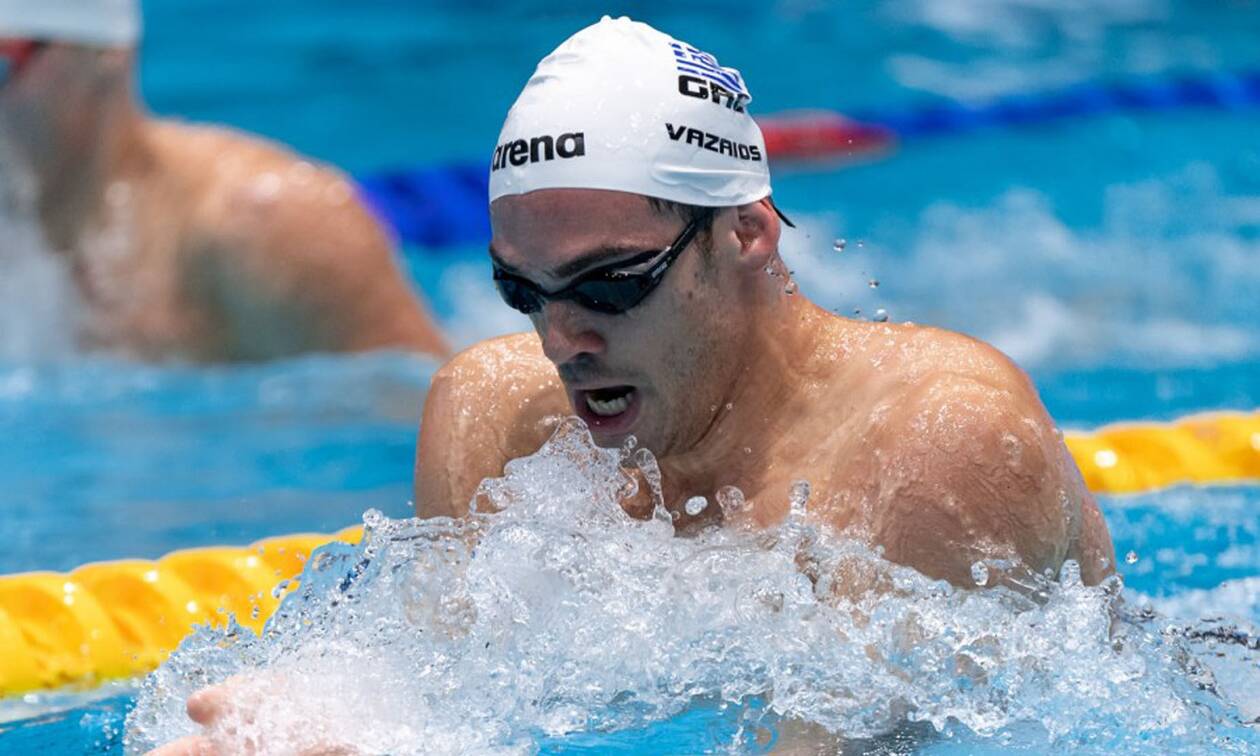 Κολύμβηση: Δεύτερο μετάλλιο ο Βαζαίος! «Ασημένιος» στα 100μ. μικτή