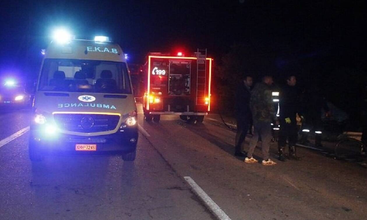 Λάρισα: Νταλίκες συγκρούστηκαν στην Εθνική Οδό – Ξέσπασε φωτιά στο ένα όχημα