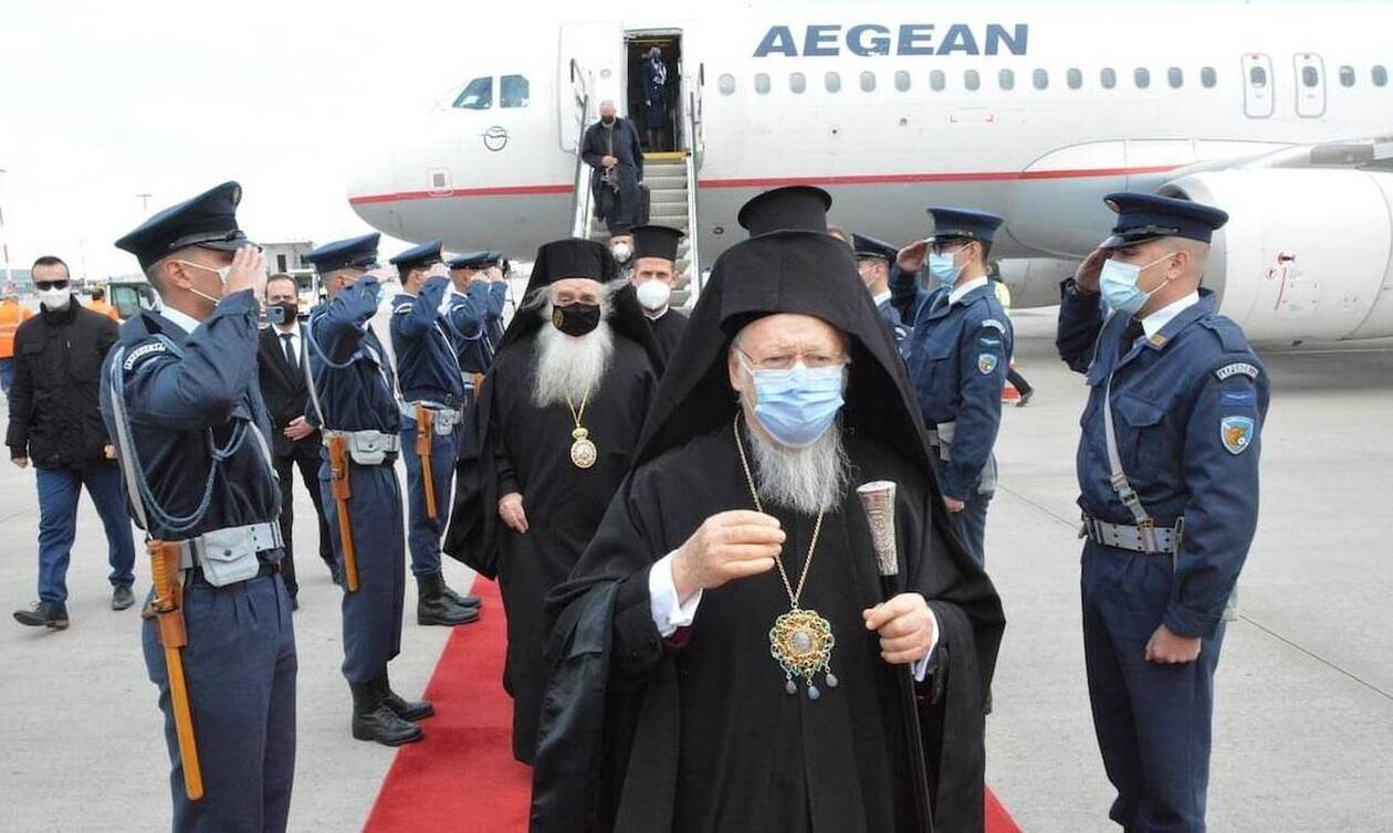 Στην Αθήνα έφθασε ο Οικουμενικός Πατριάρχης