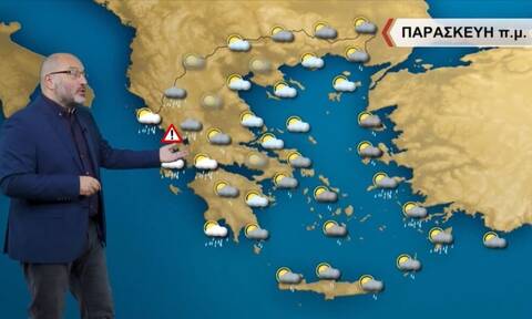 Καιρός – Προειδοποίηση Αρναούτογλου: Περικυκλωμένη από σύννεφα η Ελλάδα… (vid)