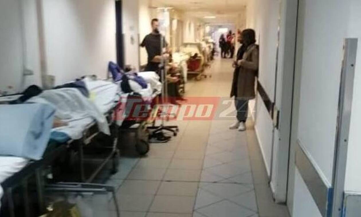 Κορονοϊός: Γέμισαν με ράντζα οι διάδρομοι στο Νοσοκομείο της Πάτρας - Συγκλονίζουν ο εικόνες