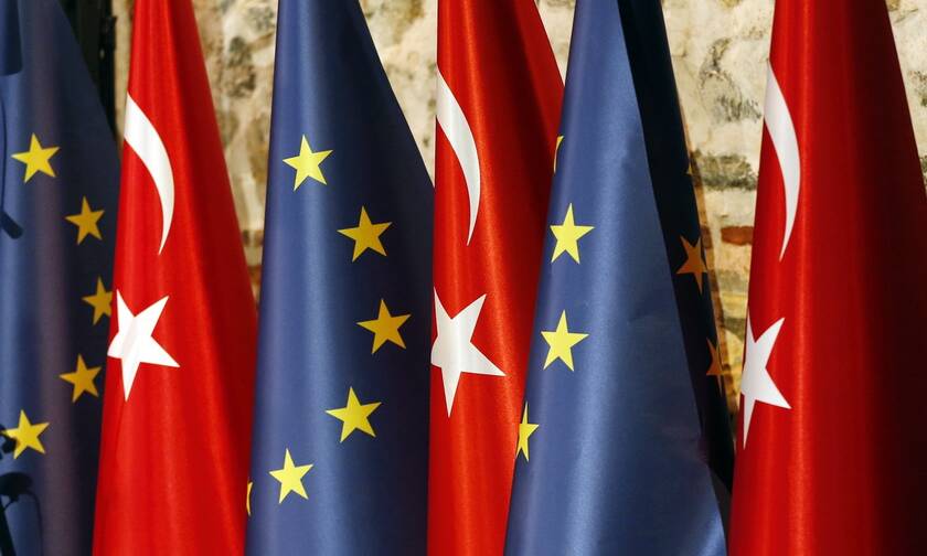Τουρκία - Ευρωπαϊκή Ένωση - Σημαία