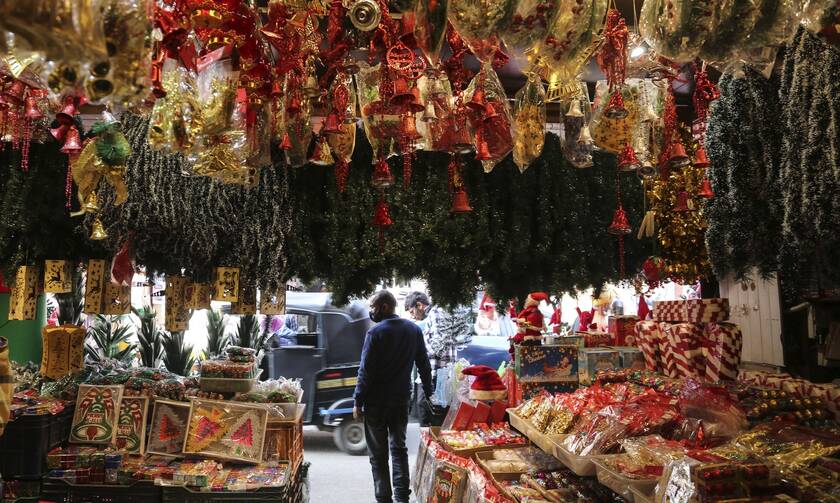 Xριστουγεννιάτικη αγορά στην Ινδία
