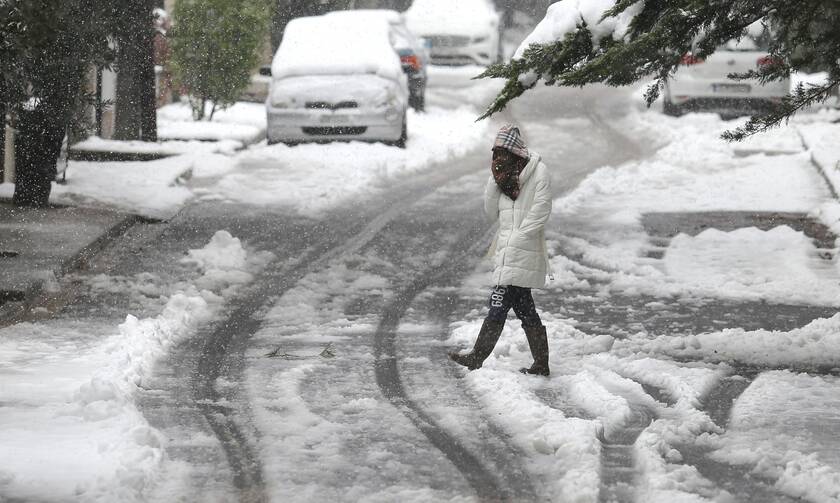 Κακοκαιρία «Κάρμελ»: Πού έχει διακοπεί η κυκλοφορία λόγω χιονόπτωσης