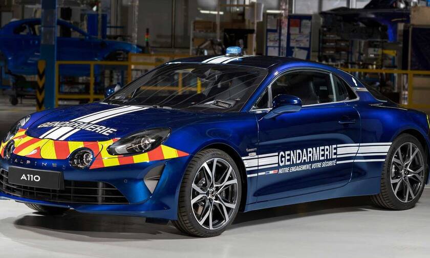 Η Alpine A110 είναι το νέο περιπολικό της γαλλικής αστυνομίας