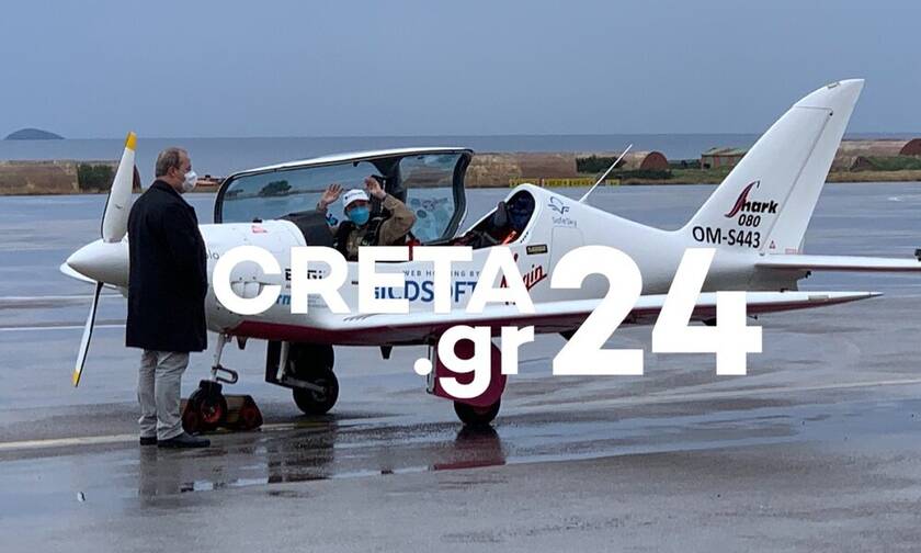 Κρήτη: Στο Ηράκλειο η 19χρονη που κάνει τον γύρο του κόσμου με μονοκινητήριο αεροσκάφος