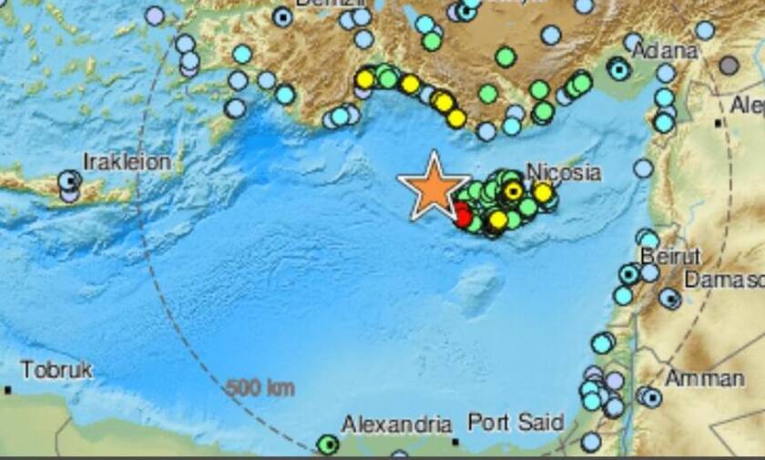 Σεισμός: Από Τουρκία μέχρι Αίγυπτο αισθητό το χτύπημα του Εγκέλαδου στις κυπριακές ακτές