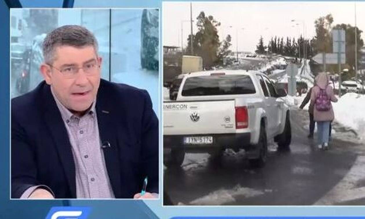 Άκης Παυλόπουλος: Κοιμήθηκα στο τιμόνι μετά την ταλαιπωρία στην Αττική Οδό, ευτυχώς έπεσα στα χιόνια