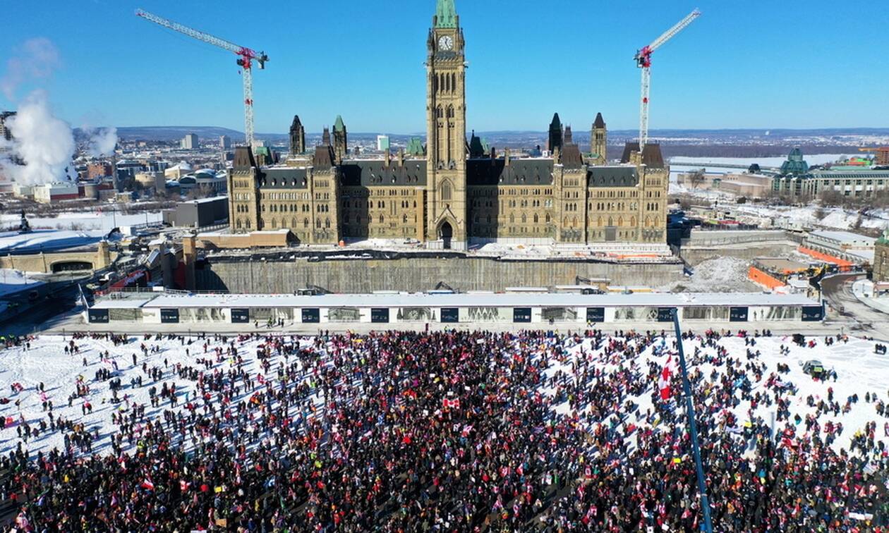 Kαναδάς: Τι ζητάει το «κομβόι ελευθερίας» που έγινε παγκόσμιο σύμβολο -Η επόμενη ημέρα του κινήματος