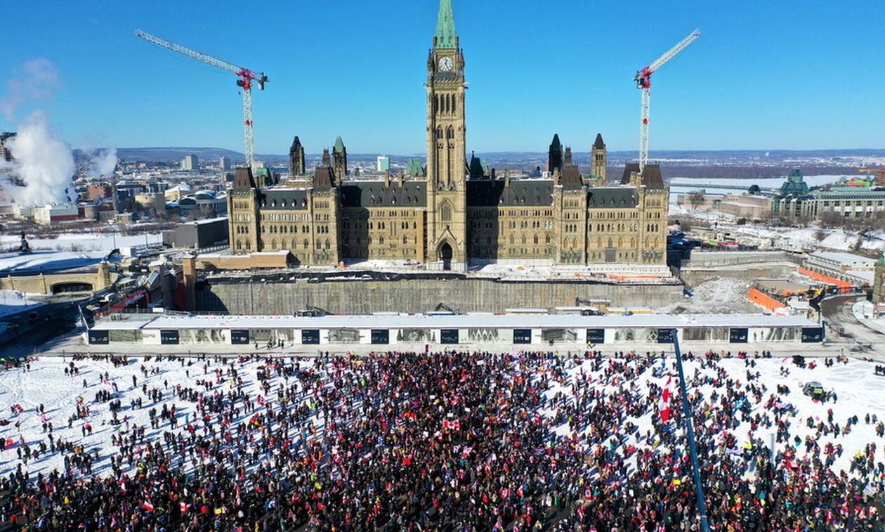 Kαναδάς: Ο Τριντό αρνείται να συναντήσει το «κομβόι ελευθερίας» -Ετοιμάζεται ανάλογο κίνημα στις ΗΠΑ