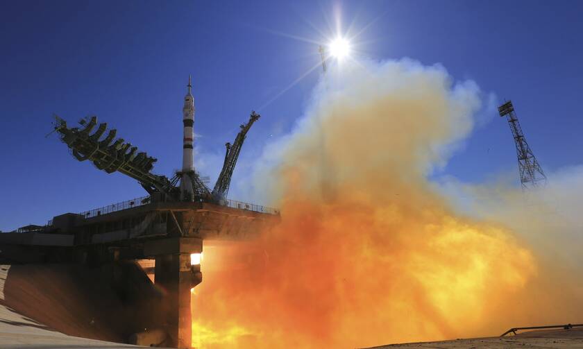 Το Soyuz κατευθύνεται στο Διεθνή Διαστημικό Σταθμό