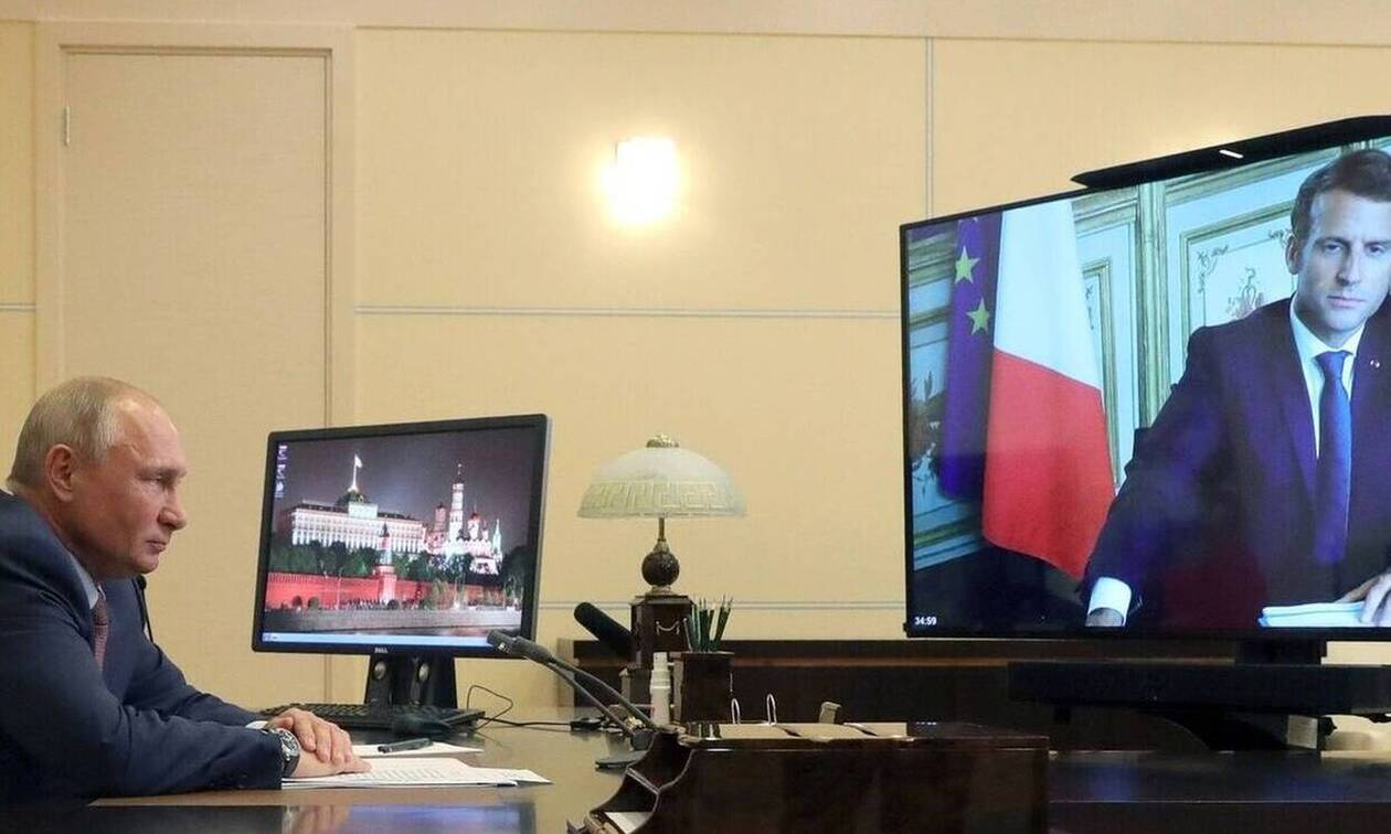 Ρωσία-Γαλλία: Νέα τηλεφωνική επικοινωνία Πούτιν-Μακρόν για την Ουκρανία