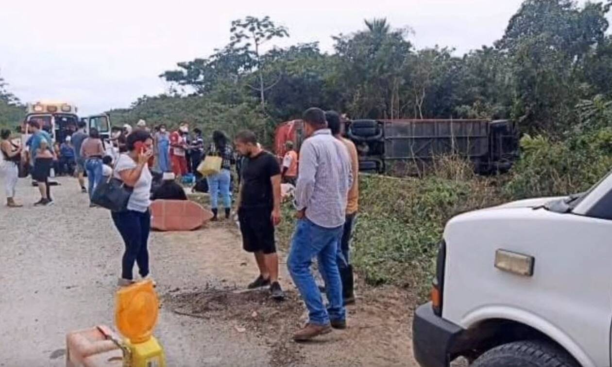 Μεξικό: Οχτώ νεκροί σε τροχαίο με λεωφορείο κοντά στο Κανκούν (video)