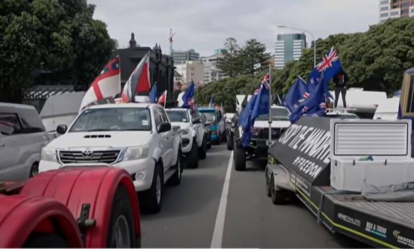 Μαζικές διαδηλώσεις κατά της υποχρεωτικότητας των εμβολιασμών στη Νέα Ζηλανδία