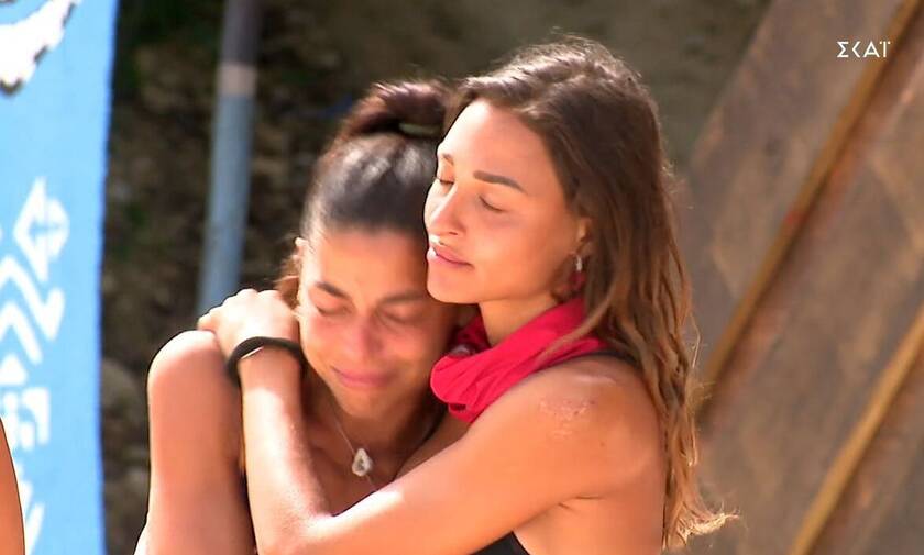 Survivor: Αγκαλιές και συγγνώμες μεταξύ Μυριέλλας και Ναυσικάς (video)