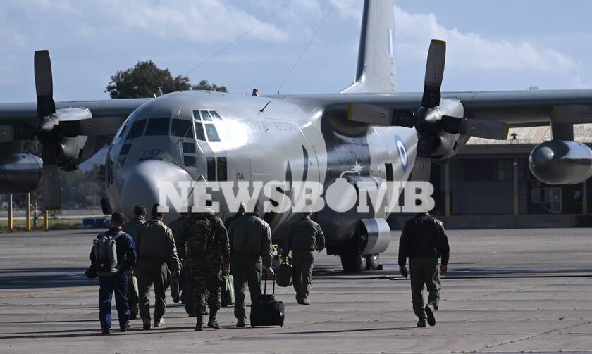 Απογειώθηκε το δεύτερο C-130 από την Ελευσίνα με αμυντικό υλικό για την Ουκρανία 