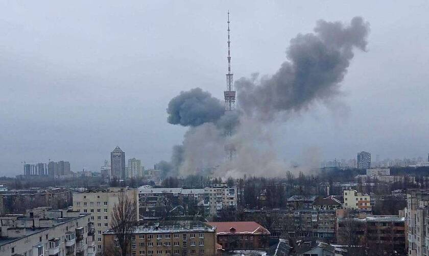 Πόλεμος στην Ουκρανία: Επίθεση στον πύργο τηλεόρασης του Κιέβου