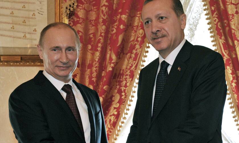 Ο Ερντογάν με τον Πούτιν