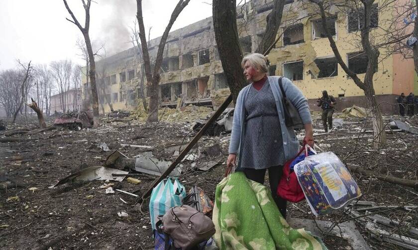 Βομβαρδισμένο νοσοκομείο στην Ουκρανία