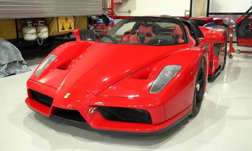 Δεν θα πιστεύετε πόσα χιλιόμετρα έχει κάνει αυτή η Ferrari Enzo