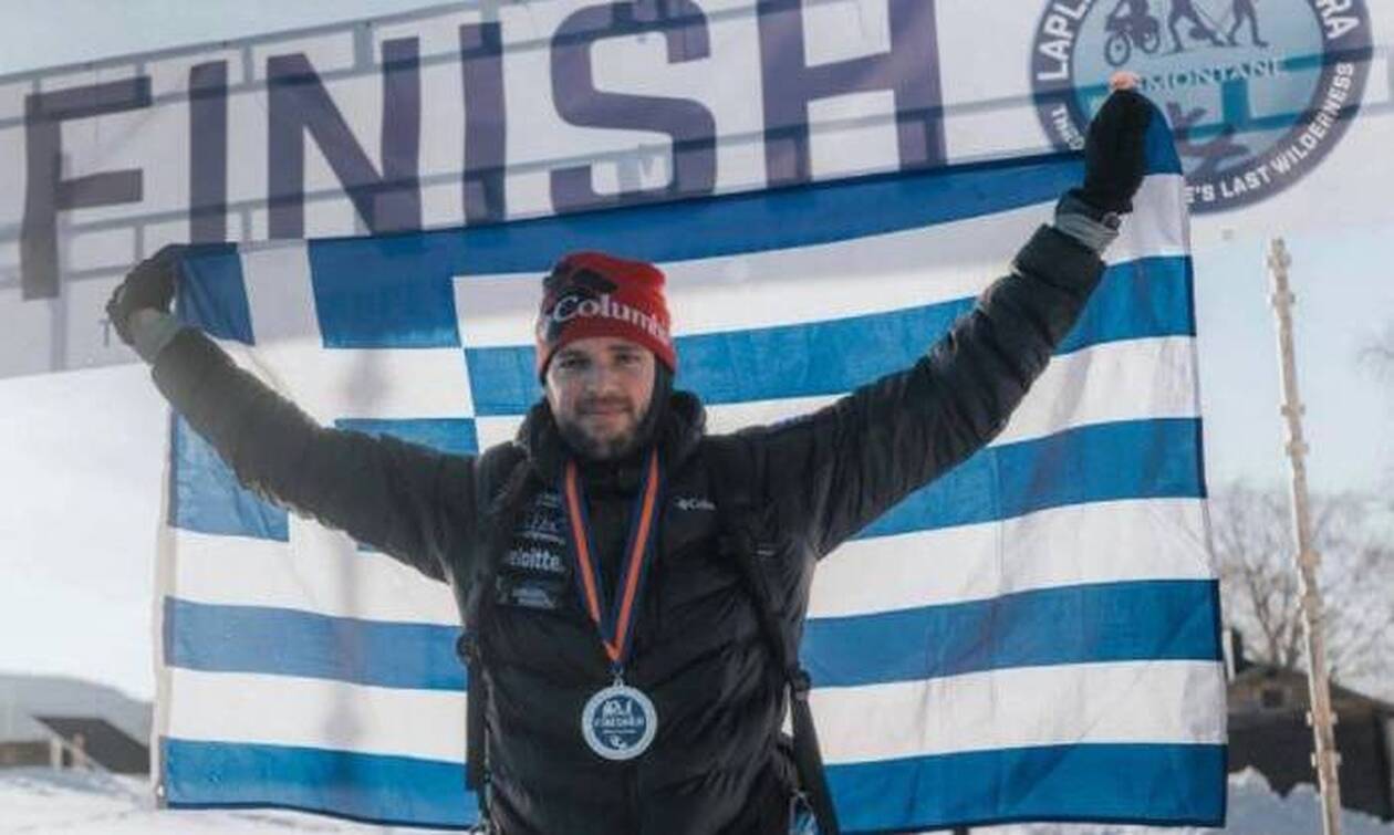 Μάριος Γιαννάκου: Τερμάτισε τα 500χλμ. στην Αρκτική – «Το μεγαλύτερο βάρος είχε η ελληνική σημαία»