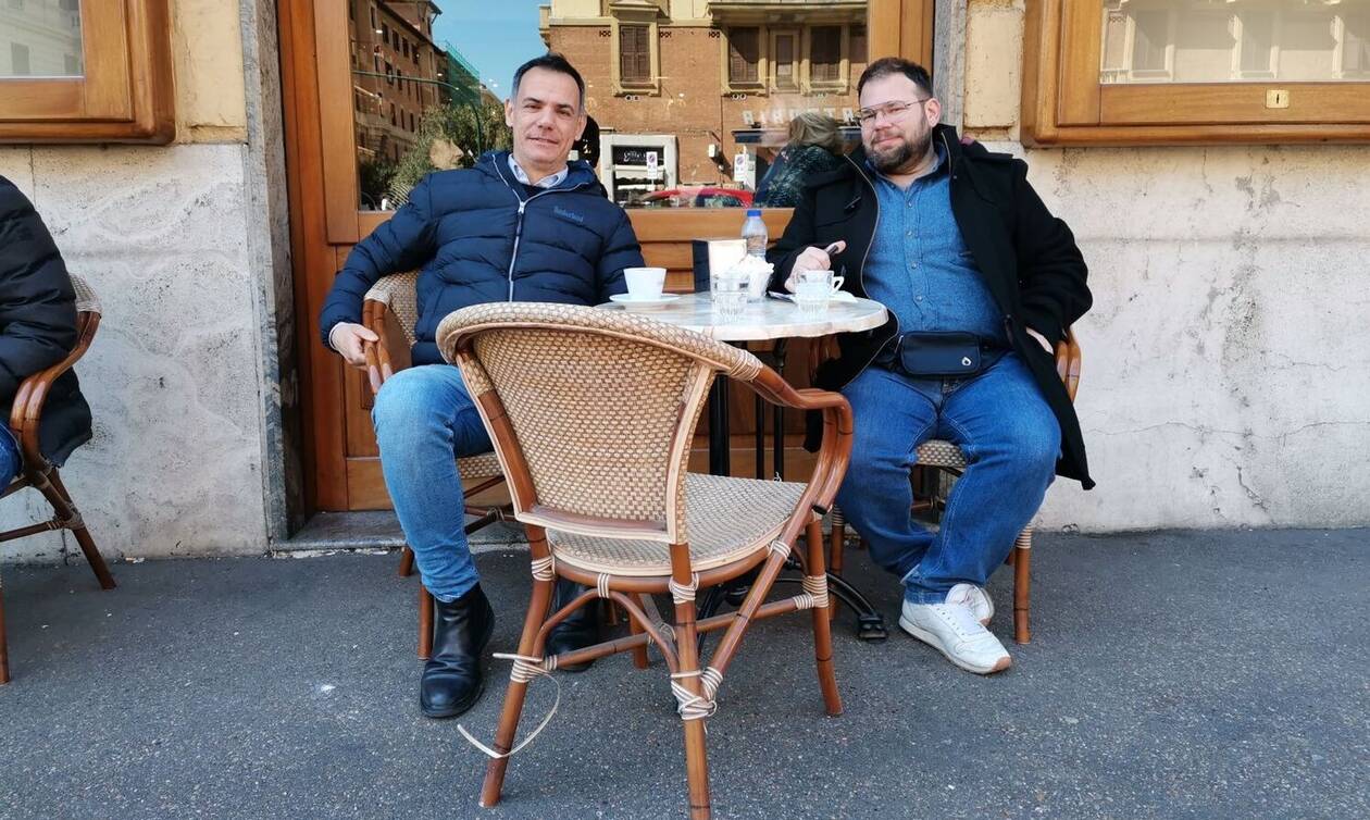 Πίνοντας έναν espresso στη Ρώμη με τον Θεόδωρο Ανδρεάδη Συγγελάκη