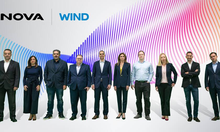 Κοινή διοικητική ομάδα Nova και Wind αναλαμβάνει τη συγχώνευση των δύο εταιρειών