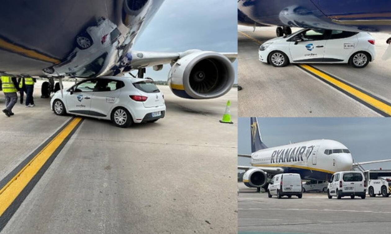 Ένα Renault Clio κατάφερε να τρακάρει με ένα Boeing