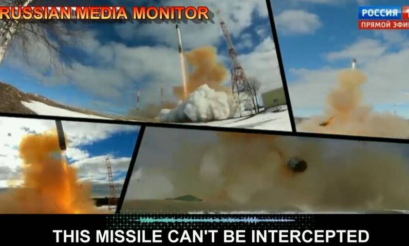Η ρωσική τηλεόραση έδειξε προσομοίωση πυρηνικής επίθεσης