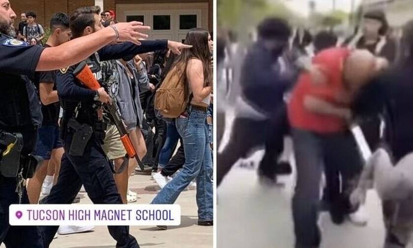 Αδιανόητο ξύλο σε σχολείο των ΗΠΑ: Πατέρας πήγε να προλάβει επίθεση στον γιο του που είναι ΑΜΕΑ