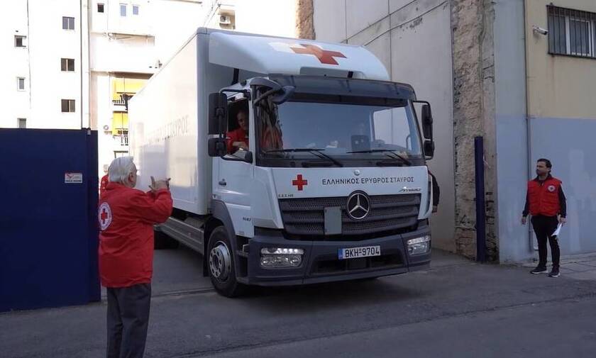 Ο Ελληνικός Ερυθρός Σταυρός απέστειλε την 5η ανθρωπιστική βοήθεια στους αμάχους της Ουκρανίας