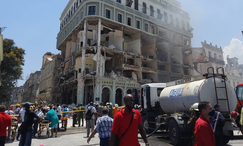 Αβάνα: Τουλάχιστον τέσσερις νεκροί και 13 αγνοούμενοι μετά την ισχυρή έκρηξη σε κεντρικό ξενοδοχείο 