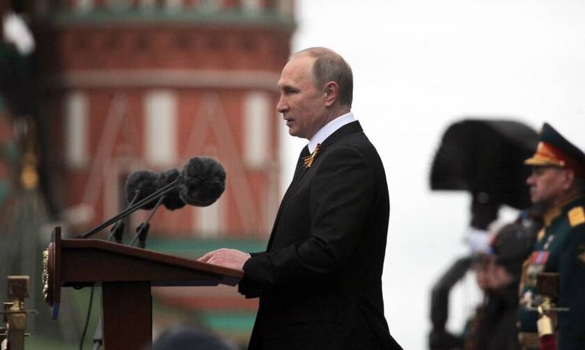 Ο Bλαντιμίρ Πούτιν στην Κόκκινη Πλατεία