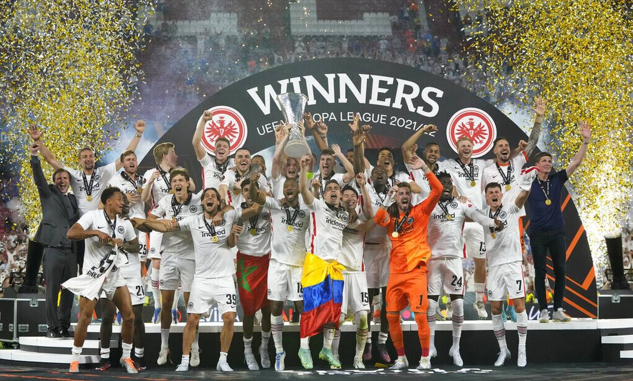 Η Άιντραχτ Φρανκφούρτης κατέκτησε το Europa League, 5-4 τη Ρέιντζερς στα πέναλτι - Τα highlights