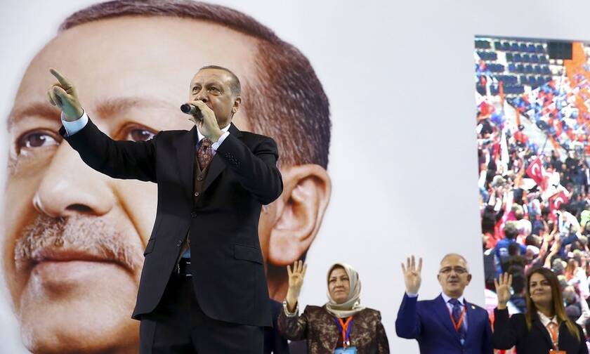 O Τούρκος πρόεδρος Eρντογάν 