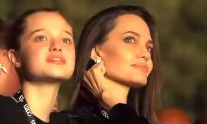 Αντζελίνα Τζολί: «Ροκάρει» με την κόρη της Σιλό στη συναυλία των Maneskin
