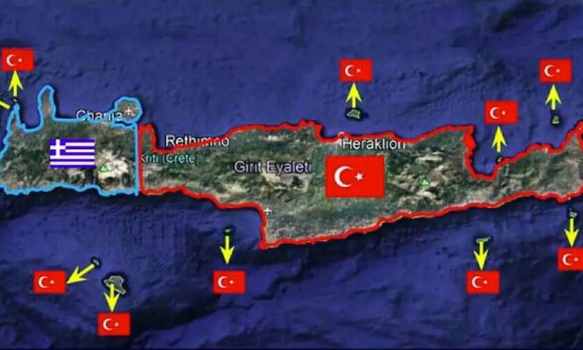 Τουρκία - Ελλάδα χάρτη