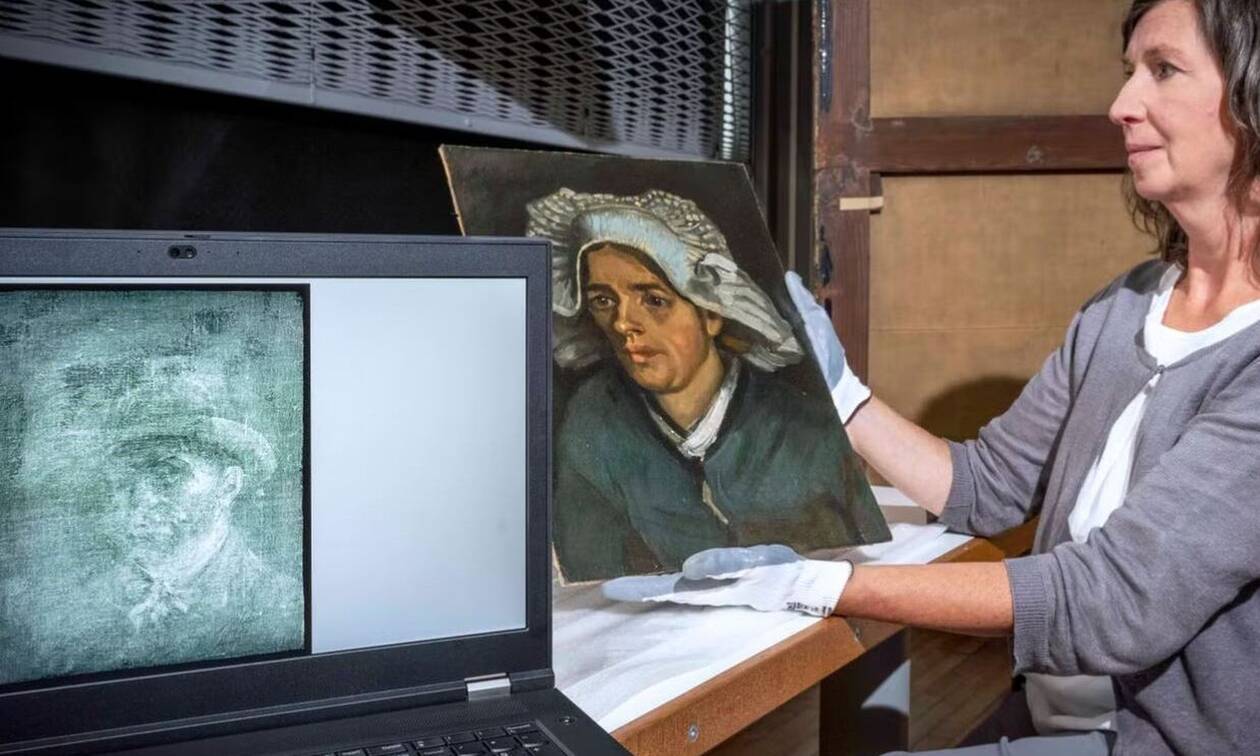 Βρετανία: Άγνωστη αυτοπροσωπογραφία του Βαν Γκογκ ανακαλύφθηκε στο πίσω μέρος πίνακά του