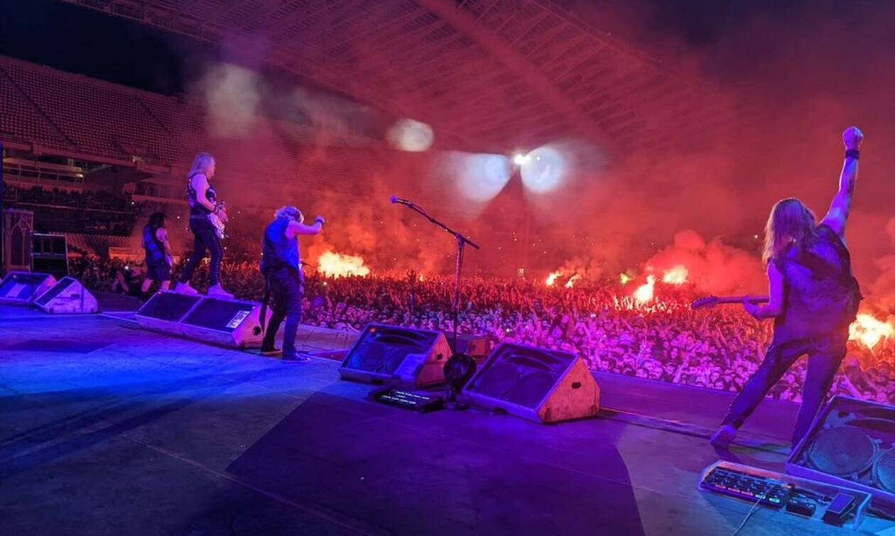 Oι Iron Maiden έβαλαν φωτιά στο ΟΑΚΑ: Το σόου, τα μπινελίκια και το «ευχαριστώ» του γκρουπ