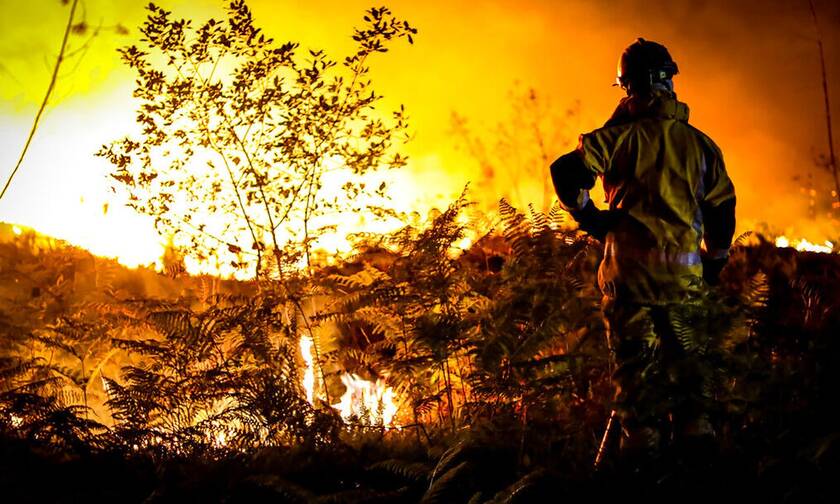 Κόλαση φωτιάς στην περιοχή Ζιρόντ της Γαλλίας