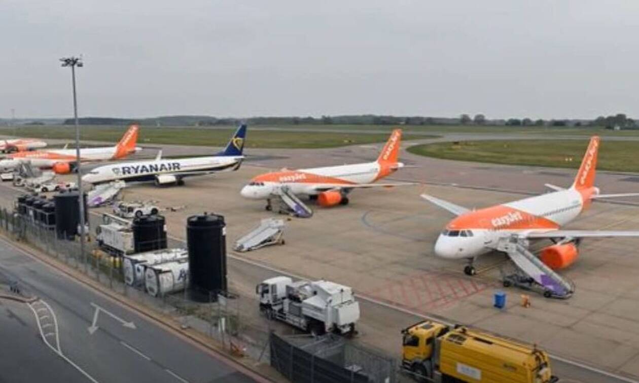 Βρετανία: «Ελιωσε» από τη ζέστη ο διάδρομος προσγείωσης στο αεροδρόμιο Λούτον