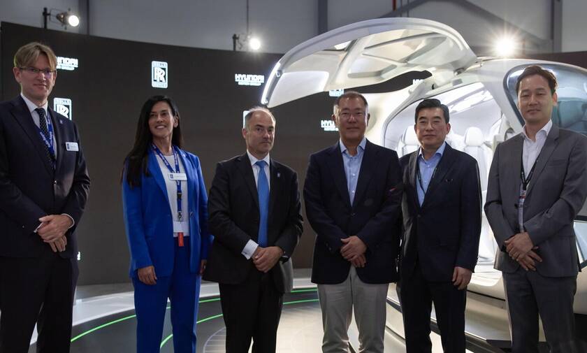 Συνεργασία Hyundai - Rolls Royce στην ηλεκτροκίνηση των αερομεταφορών