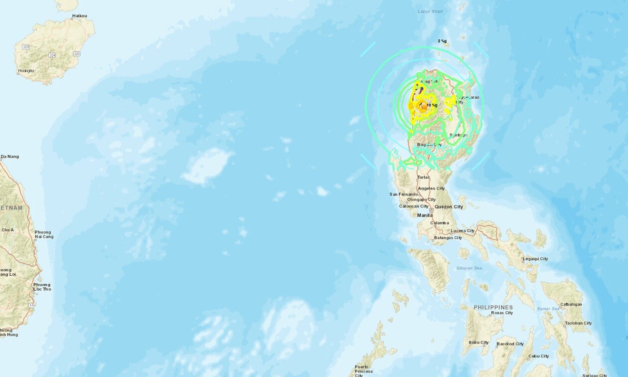 Μεγάλoς σεισμός 7,3 Ρίχτερ στις Φιλιππίνες
