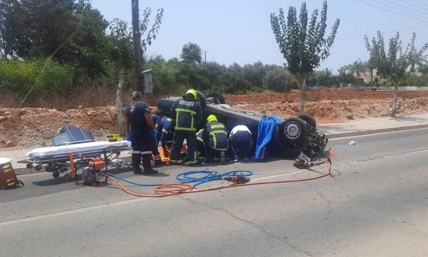 Κύπρος: «Τρελή πορεία» οχήματος στην Αγία Νάπα - Βγήκε ζωντανός ο οδηγός (pic)