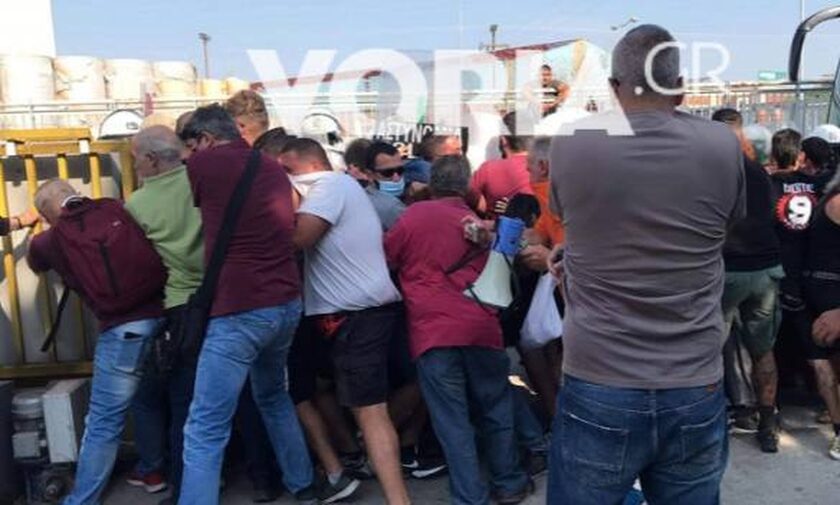 Θεσσαλονίκη: Δύο συλλήψεις μετά την ένταση έξω από τις εγκαταστάσεις της «Οινοποιίας Μαλαματίνα»