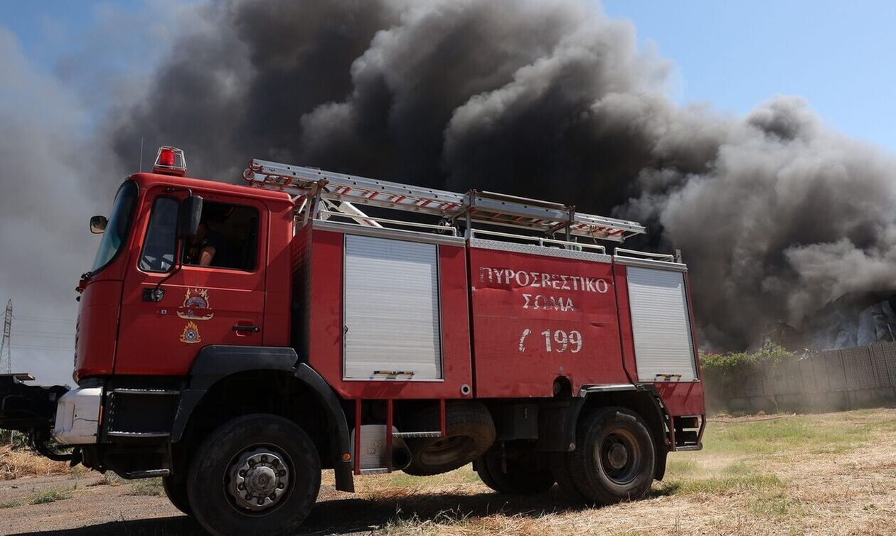 Θεσσαλονίκη: Φωτιά τα ξημερώματα σε χωματερή στον Εύοσμο